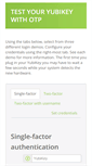 Mobile Screenshot of demo.yubico.com